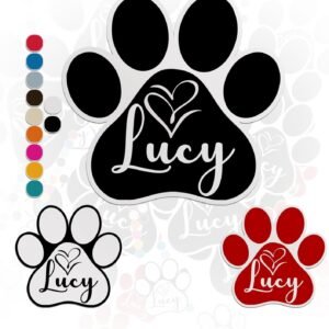 Custom Paw Sticker